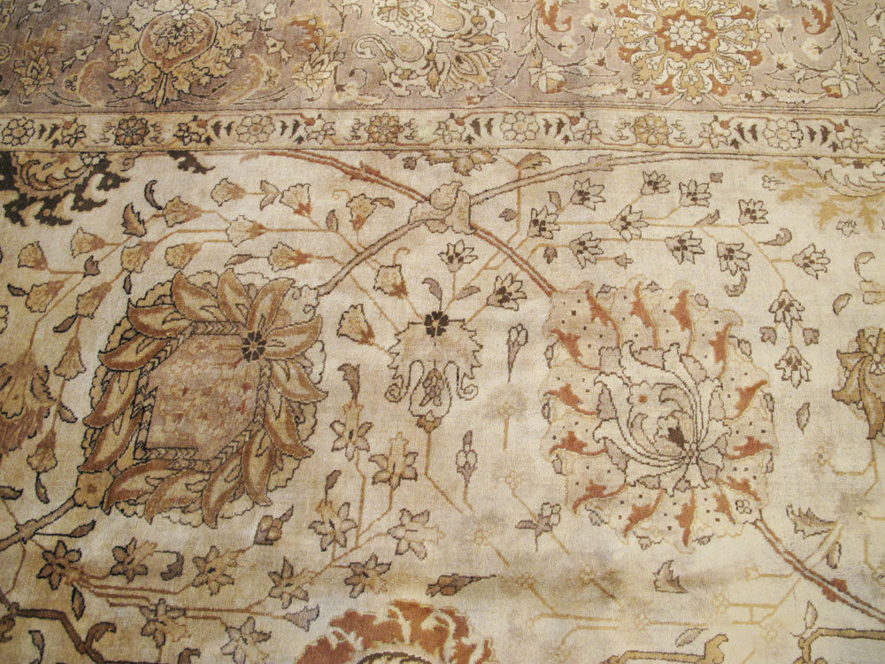 Vintage Persian Tabriz Carpet, No.14183 - Gsblank