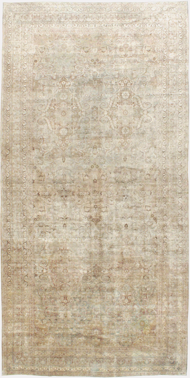 Antique Persian Lavar Kerman Carpet, No.14200 - Gsblank