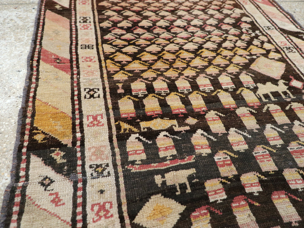 Antique Persian Kurd Rug, No.14205 - Gsblank