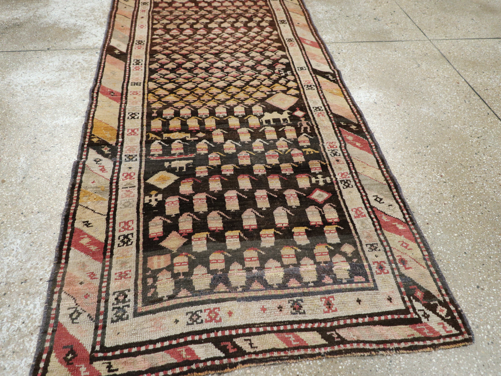 Antique Persian Kurd Rug, No.14205 - Gsblank