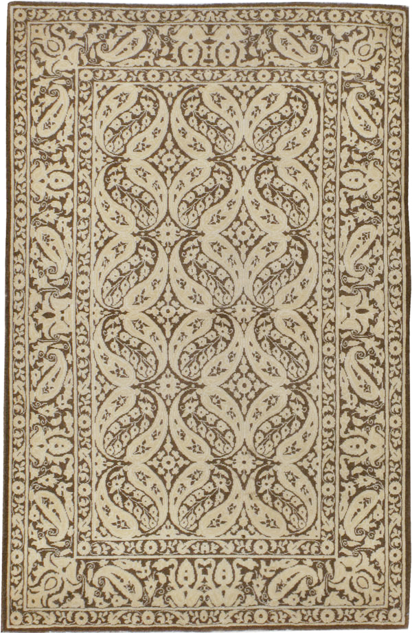 Modern Persian Tabriz Rug, No.14223 - Gsblank