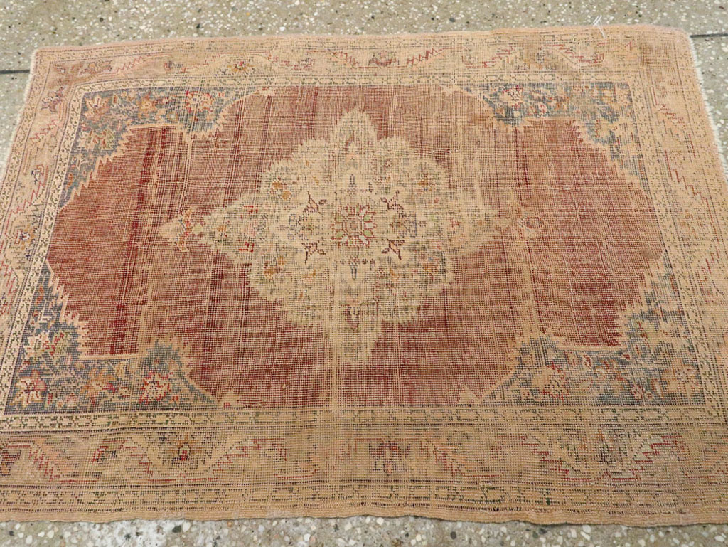 Vintage Turkish Kayseri Rug, No.14231 - Gsblank