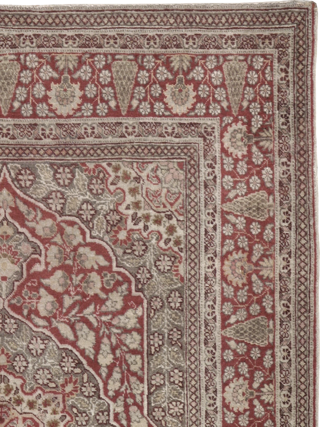 Antique Persian Tabriz Rug, No.14232 - Gsblank