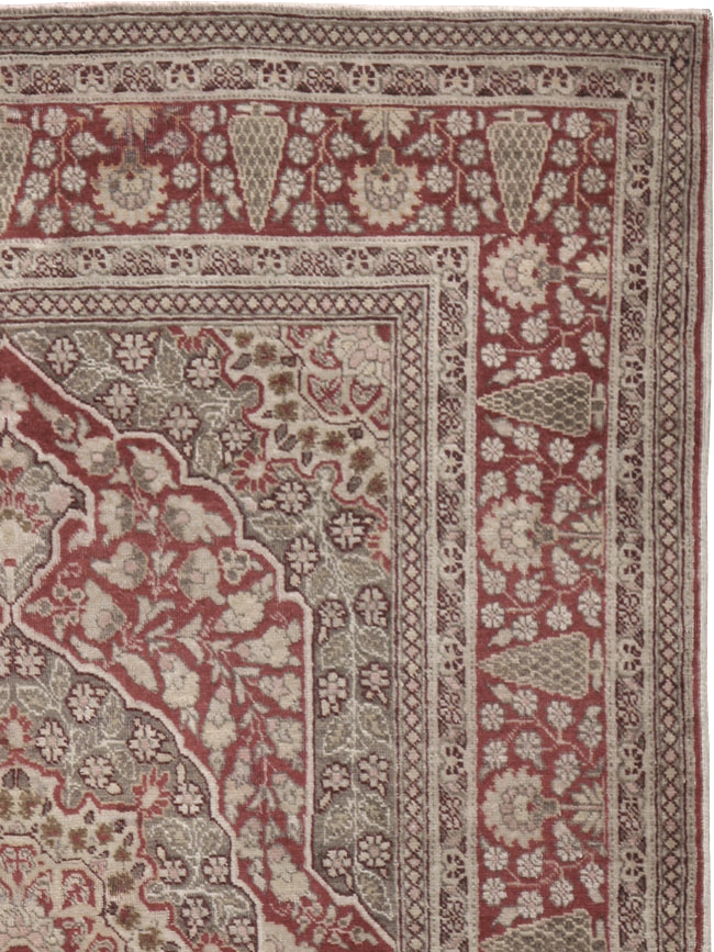 Antique Persian Tabriz Rug, No.14232 - Gsblank
