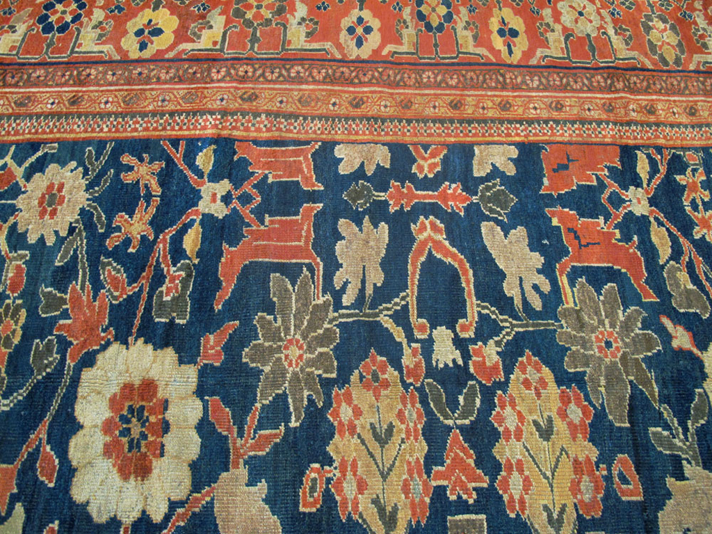 Antique Persian Sultanabad Carpet, No.14235 - Gsblank