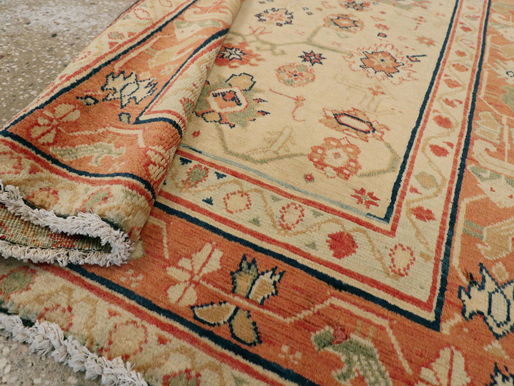 Antique Indian Lahore Rug, No.14241 - Gsblank