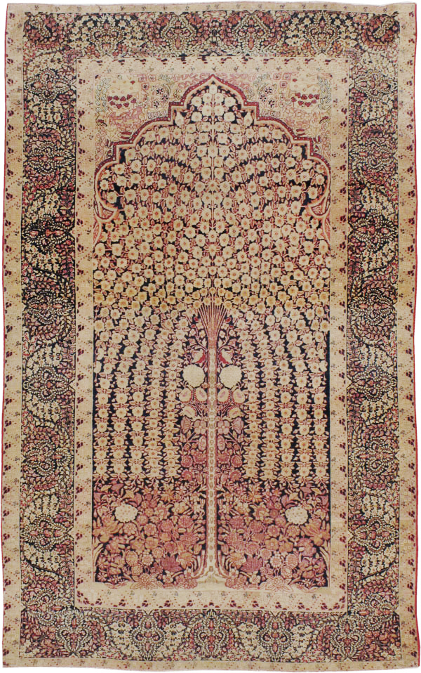 Antique Persian Lavar Kerman Rug, No.14258 - Gsblank