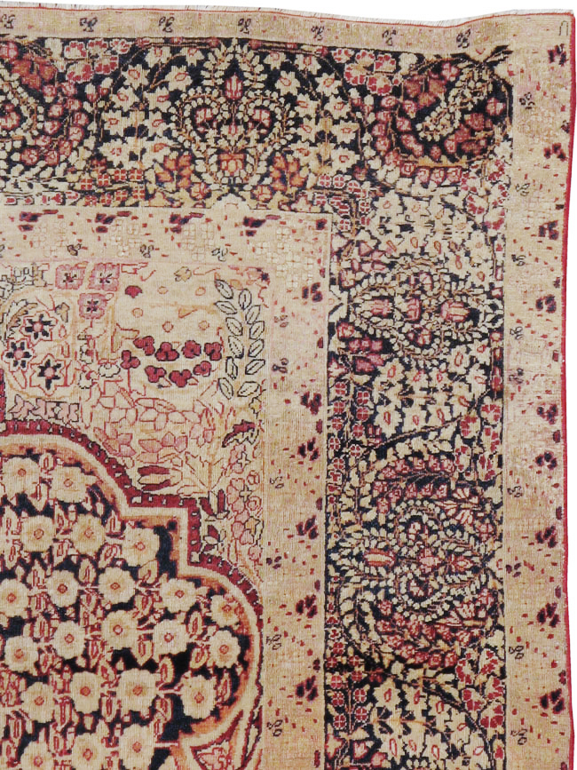 Antique Persian Lavar Kerman Rug, No.14258 - Gsblank