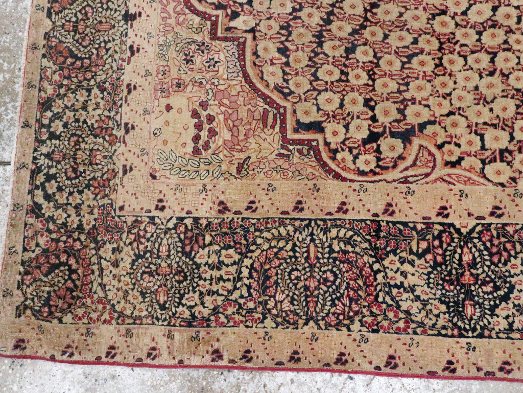 Antique Persian Lavar Kerman Rug, No.14258 - Gsblank