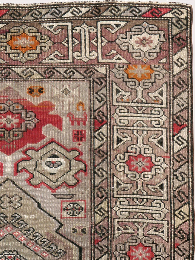 Antique  Caucasian Kazak Rug, No.14297 - Gsblank