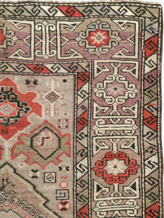 Antique  Caucasian Kazak Rug, No.14297 - Gsblank