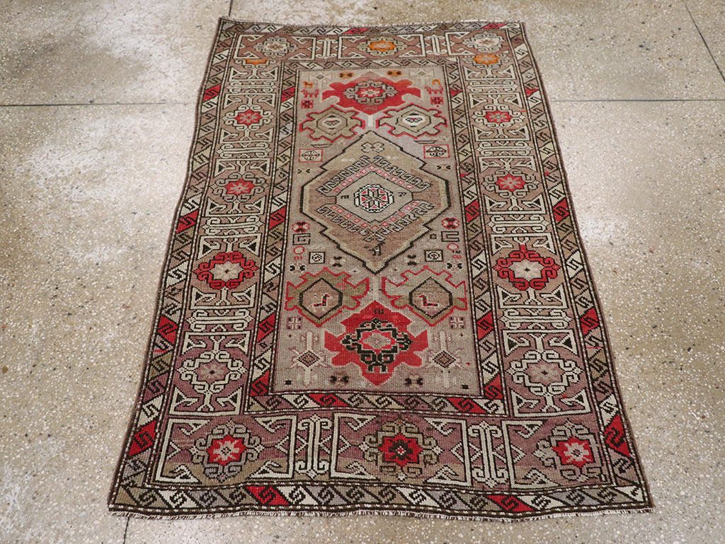 Antique  Caucasian Kazak Rug, No.14297 - Gsblank