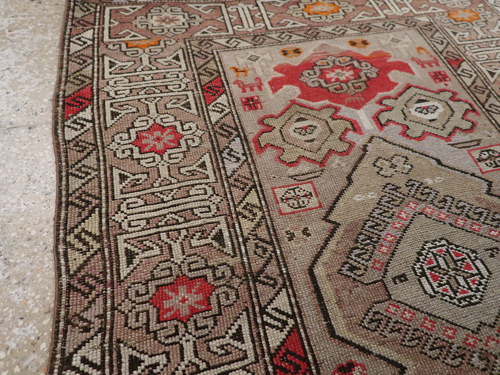 Antique  Caucasian Kazak Rug, No.14297 - Gsblank
