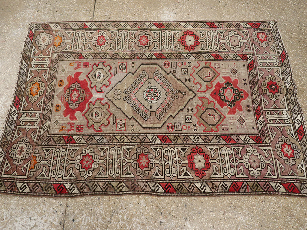 Antique  Caucasian Kazak Rug, No.14297 - Gsblank