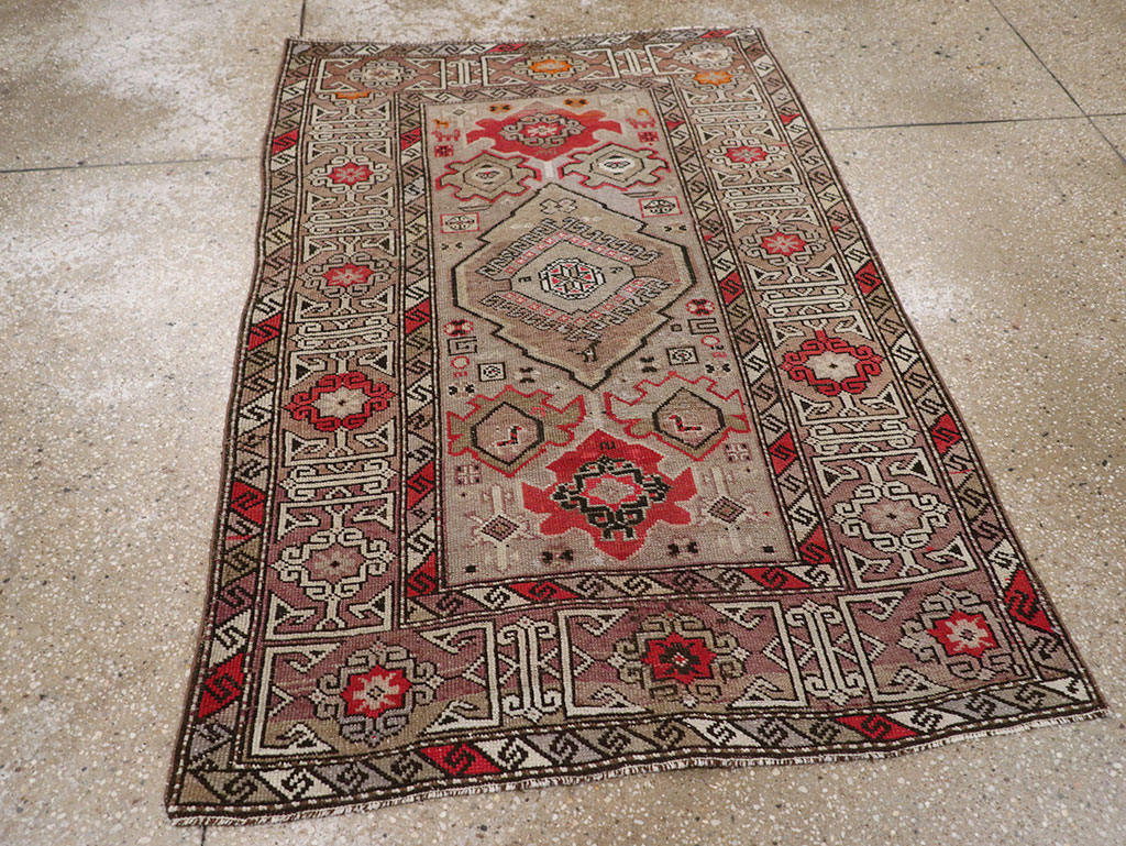 Antique  Caucasian Kazak Rug, No.14297 - Gsblank