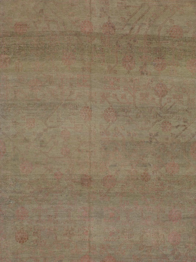 Antique East Turkestan Khotan Carpet, No.14309 - Gsblank