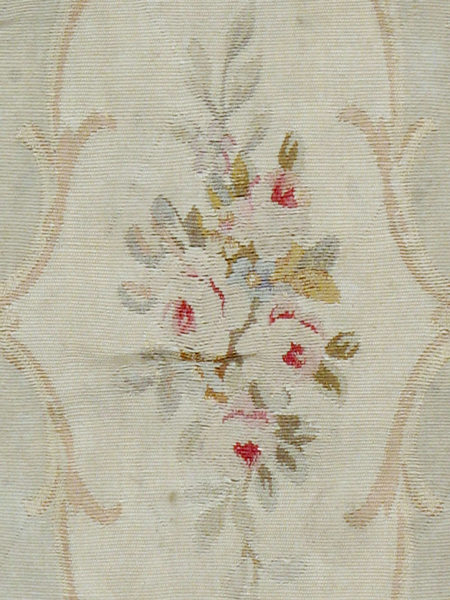 Antique French Aubusson Rug, No.14331 - Gsblank