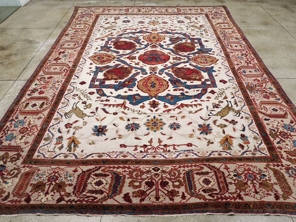 Antique Persian Sultanabad Large Room Size Carpet, No.14336 - Gsblank
