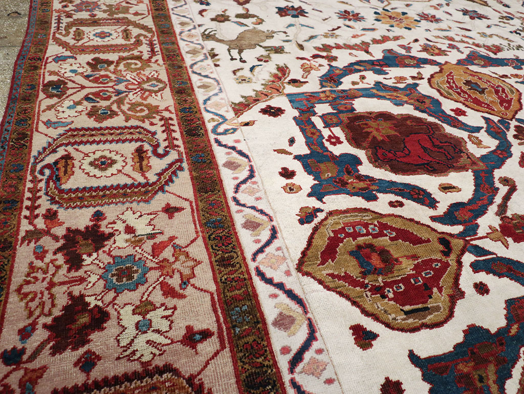Antique Persian Sultanabad Large Room Size Carpet, No.14336 - Gsblank
