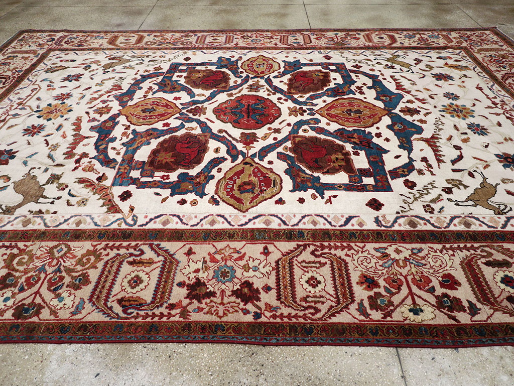 Antique Persian Sultanabad Large Room Size Carpet, No.14336 - Gsblank