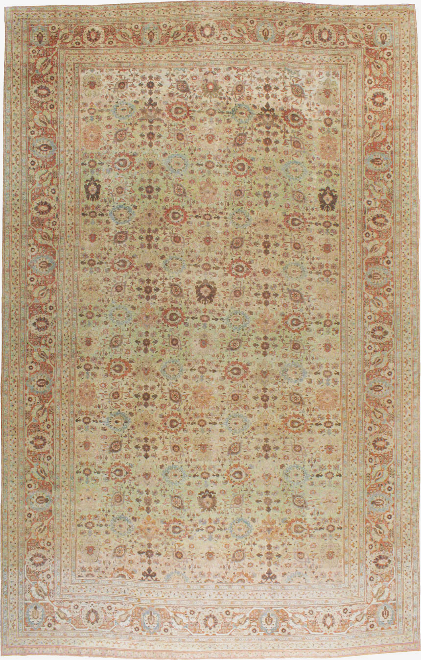 Antique Persian Tabriz Carpet, No.14391 - Gsblank
