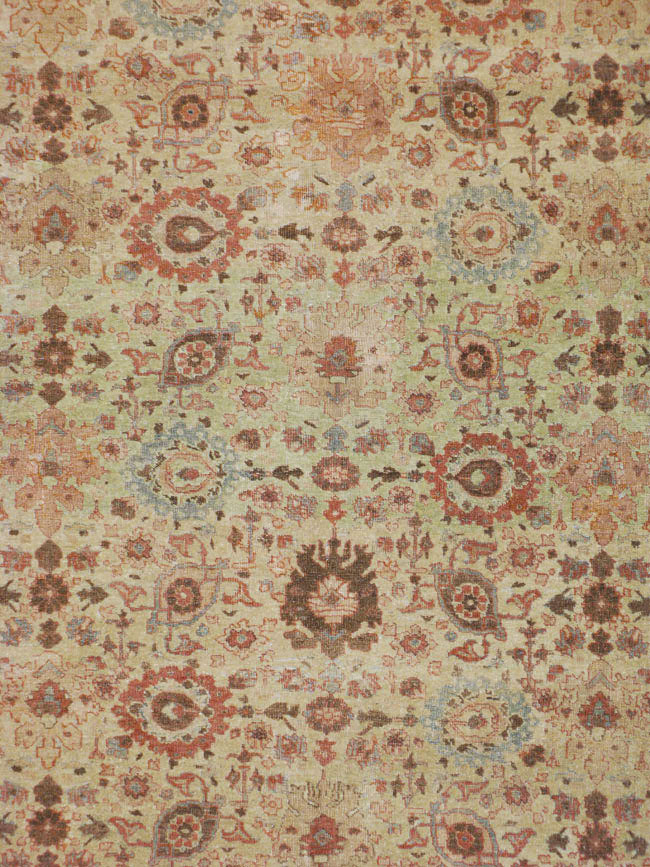 Antique Persian Tabriz Carpet, No.14391 - Gsblank