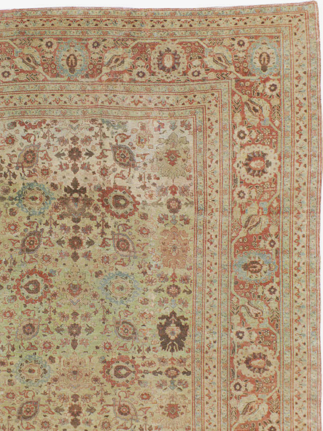 Antique Persian Tabriz Carpet, No.14391 - Gsblank