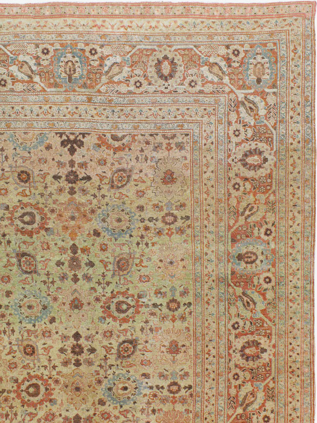 Antique Persian Tabriz Carpet, No.14391 - Gsblank