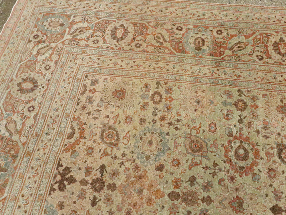 Antique Persian Tabriz Carpet, No.14391 - Gsblank