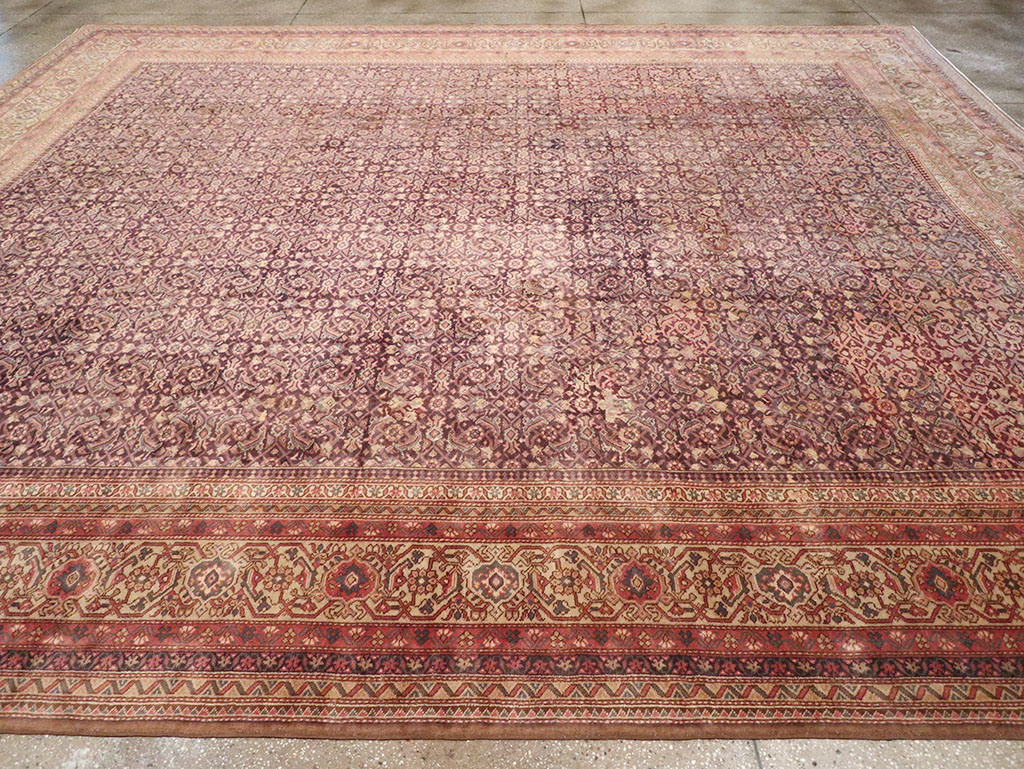 Vintage Indian Lahore Carpet, No.14426 - Gsblank