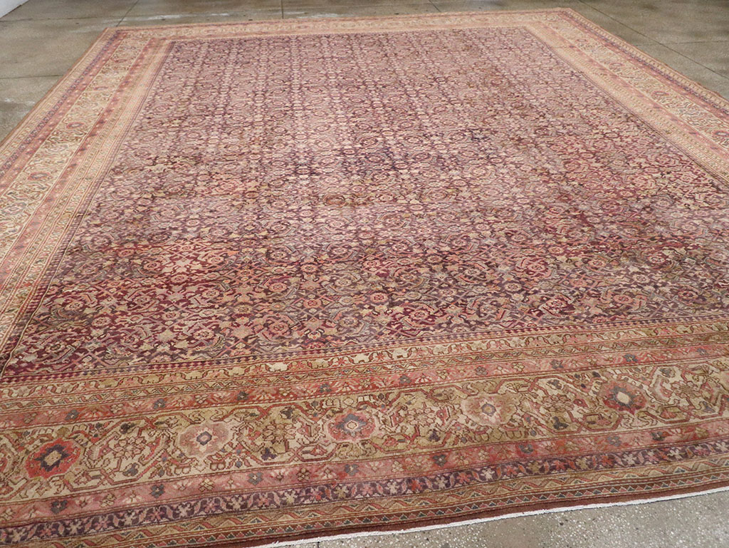 Vintage Indian Lahore Carpet, No.14426 - Gsblank