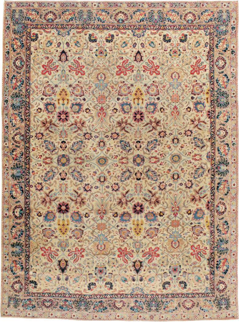 Antique Persian Tabriz Carpet, No.14434 - Gsblank