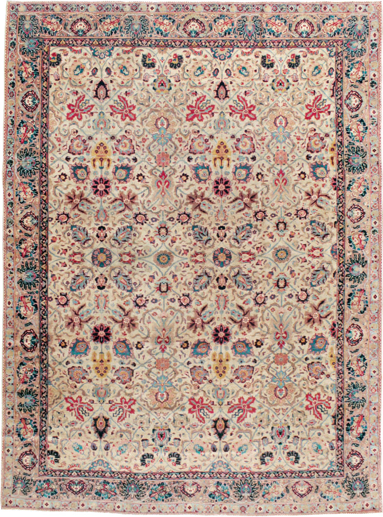 Antique Persian Tabriz Carpet, No.14434 - Gsblank
