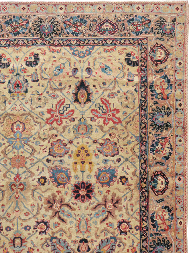 Antique Persian Tabriz Carpet, No.14434 - Gsblank
