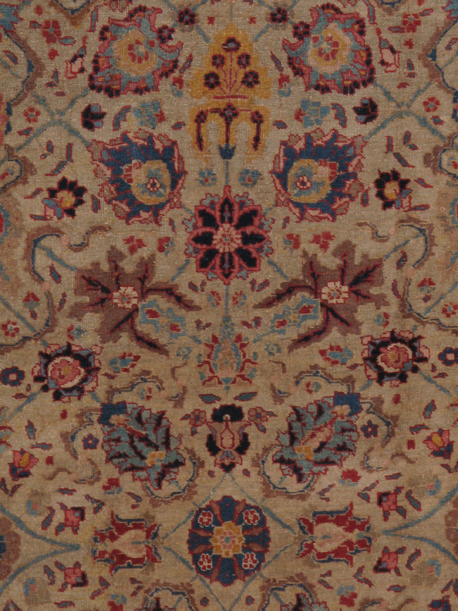 Antique Persian Tabriz Carpet, No.14434 - Gsblank