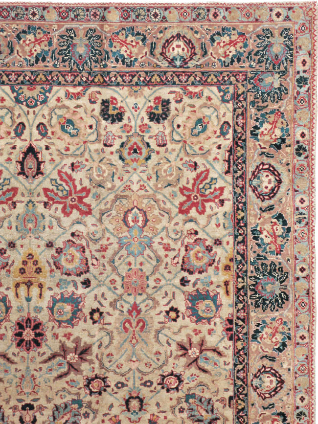 Antique Persian Tabriz Carpet, No.14434 - Gsblank