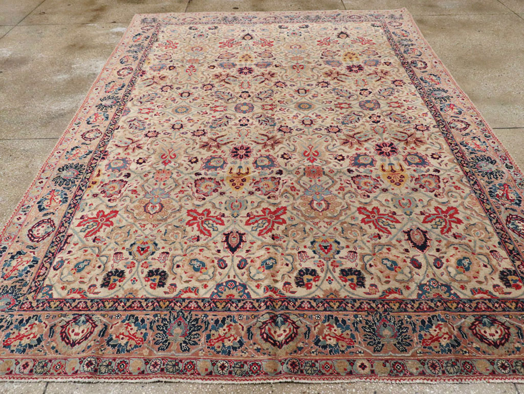 Antique Persian Tabriz Carpet, No.14434 - Gsblank