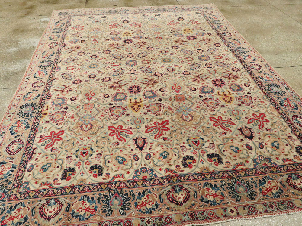 Antique Persian Tabriz Carpet, No.14434 - Gsblank