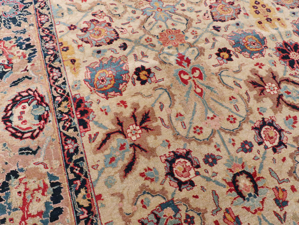 Antique Persian Tabriz Carpet, No.14434 - Gsblank