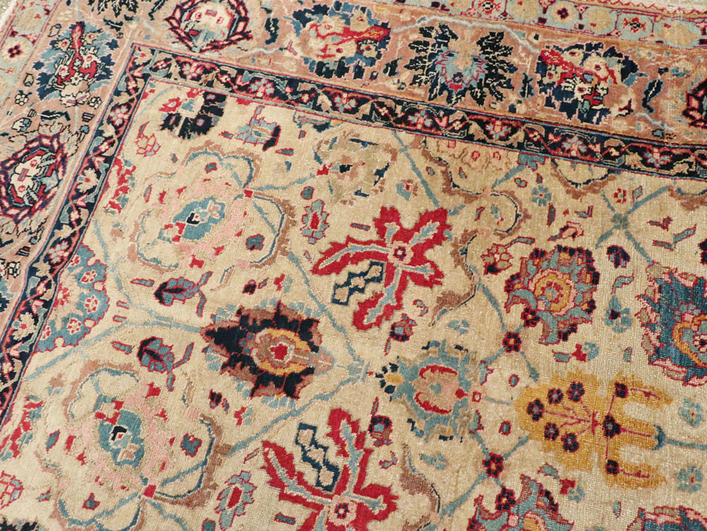 Antique Persian Tabriz Carpet, No.14434 - Gsblank