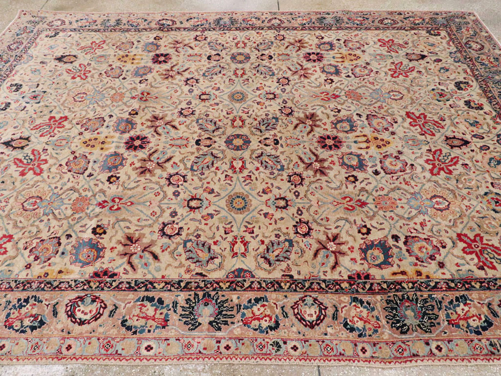 Antique Persian Tabriz Carpet, No.14434 - Gsblank