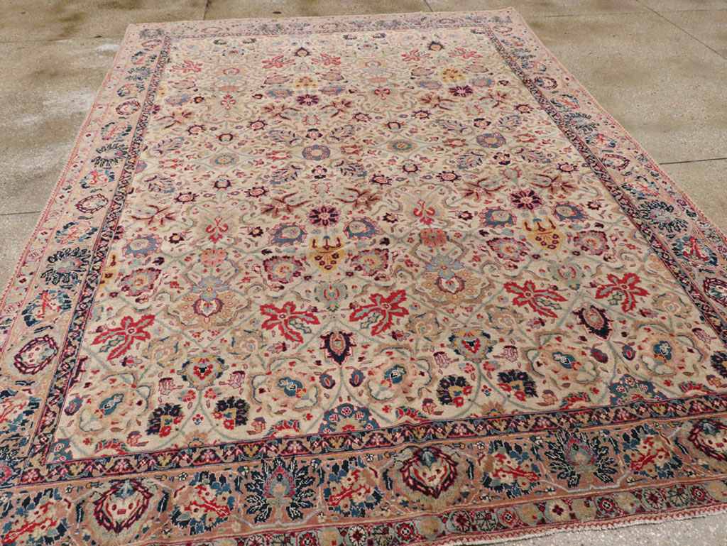 Antique Persian Tabriz Carpet, No.14434 - Gsblank