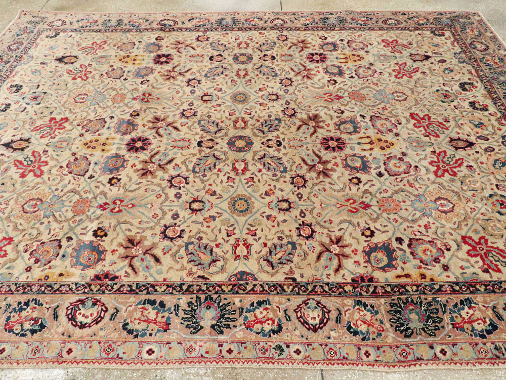 Antique Persian Tabriz Carpet, No.14434 - Gsblank