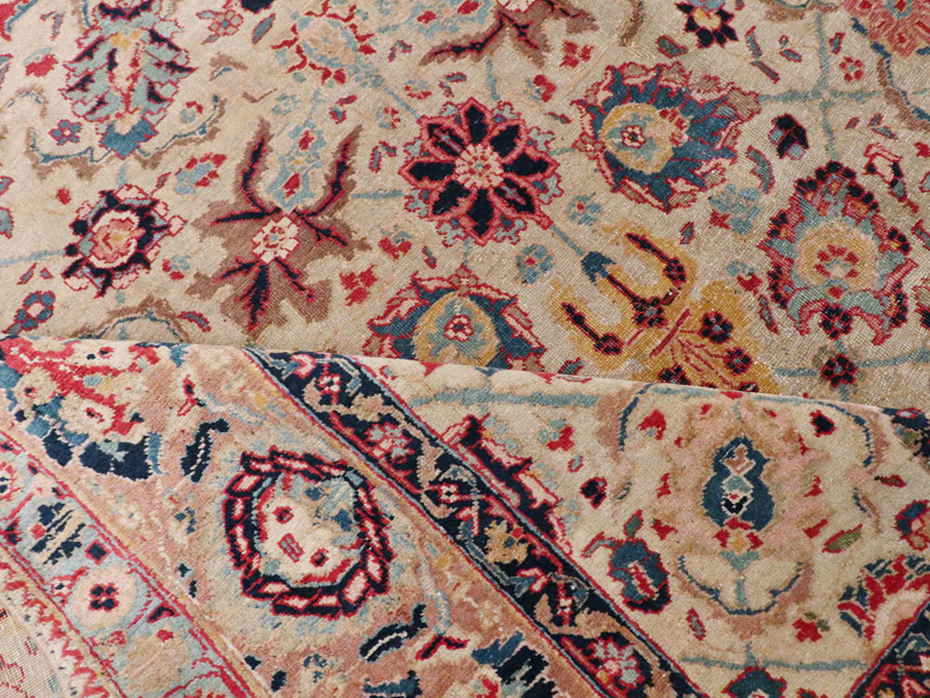 Antique Persian Tabriz Carpet, No.14434 - Gsblank