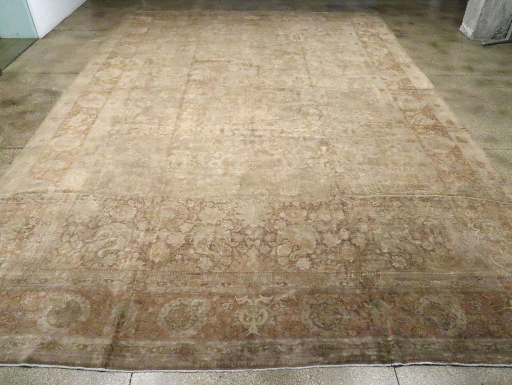 Antique Persian Tabriz Carpet, No.14454 - Gsblank
