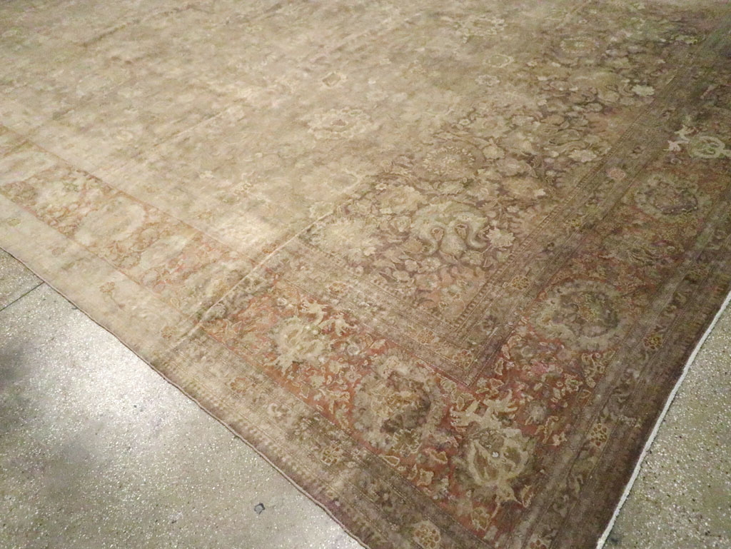 Antique Persian Tabriz Carpet, No.14454 - Gsblank