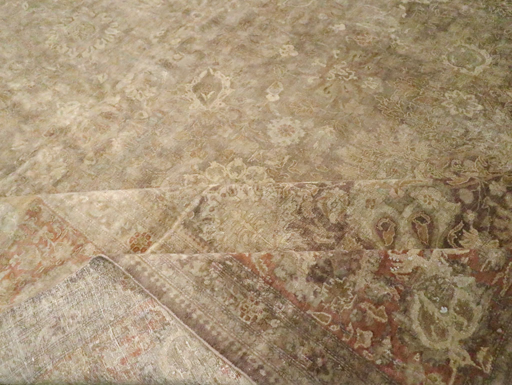 Antique Persian Tabriz Carpet, No.14454 - Gsblank