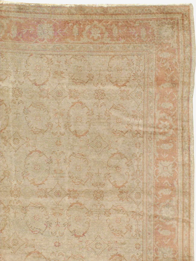 Antique Turkish Oushak Carpet, No.14506 - Gsblank