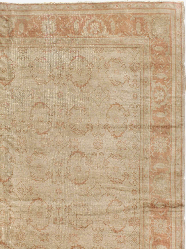 Antique Turkish Oushak Carpet, No.14506 - Gsblank