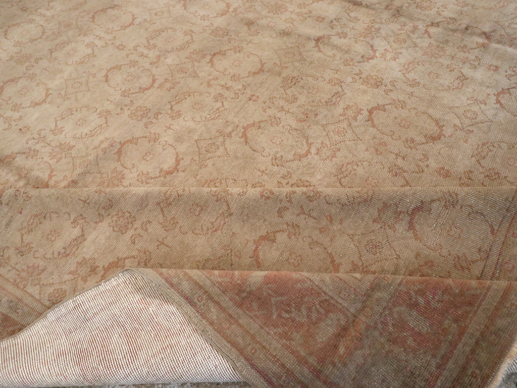 Antique Turkish Oushak Carpet, No.14506 - Gsblank